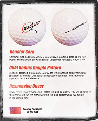 Long Distance Golf Balls - 30 Pack, White