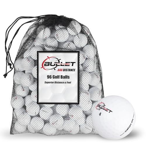 bullet .444 Distance Golf Balls in White (96-Pack)