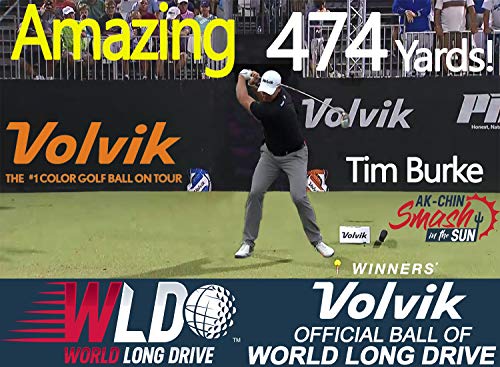 Volvik Vivid Premium Matte Finish Golf Balls - 12-Pack