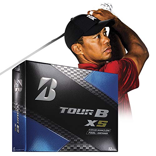 Bridgestone Tour B XS Golf Balls, White (One Dozen)