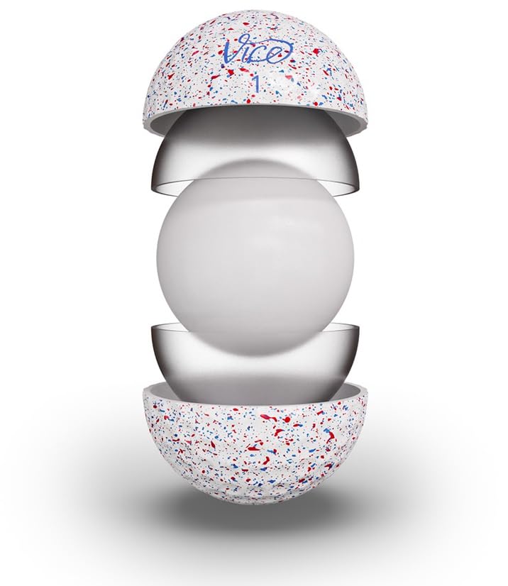 VICE Pro Drip Red/Blue Golf Balls