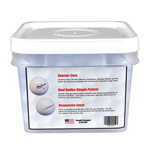 bullet .444 Distance Golf Balls in White (96-Pack)