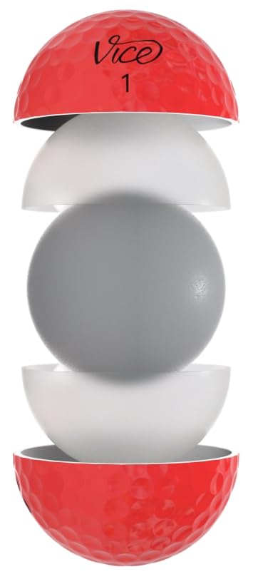 Red Vice Pro Soft Golf Balls - One dozen