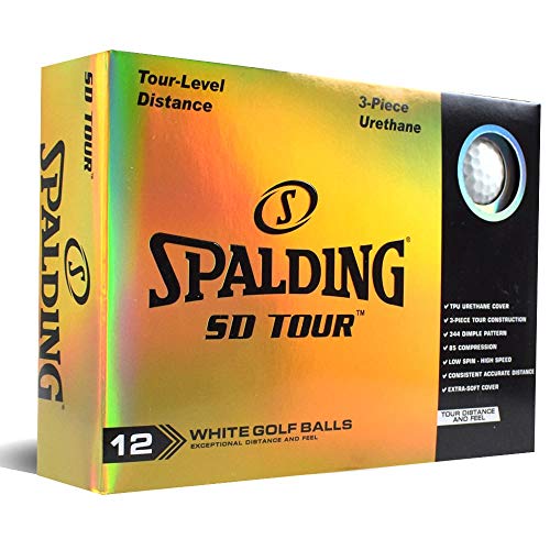 Spalding SD Tour Golf Balls - White Pack