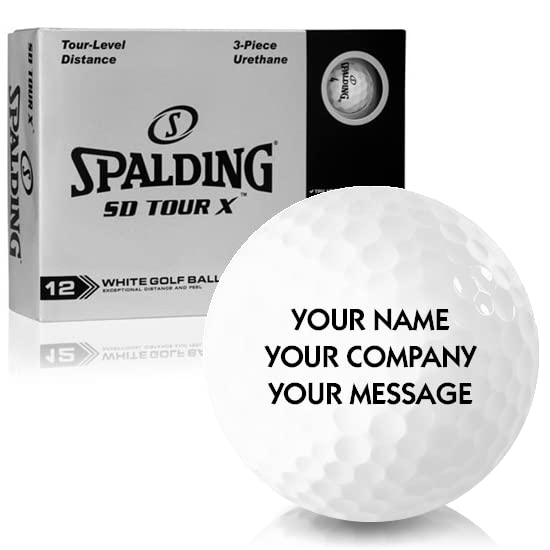 Spalding SD Tour X Custom Golf Balls