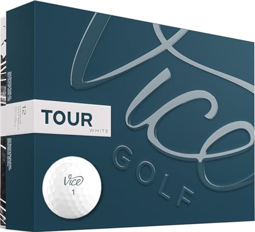 VICE White Tour Golf Balls