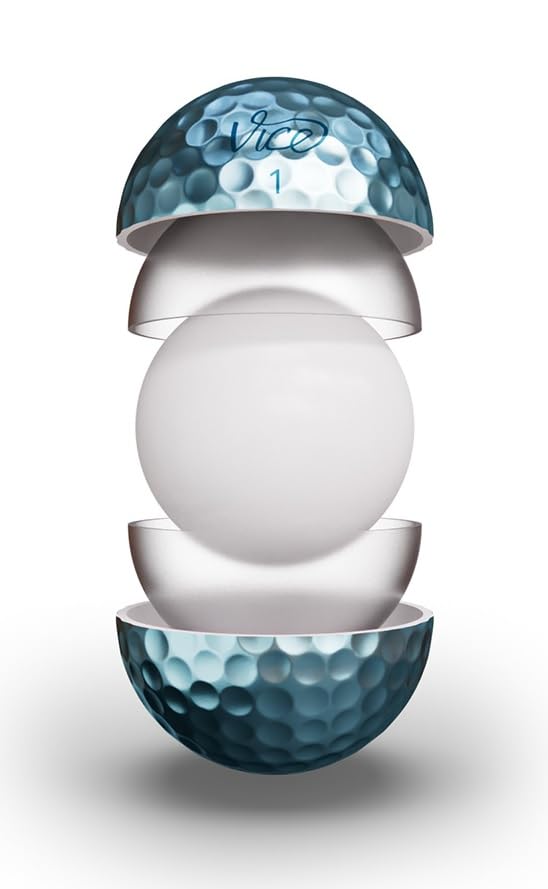 Ice Blue Vice Pro Golf Balls