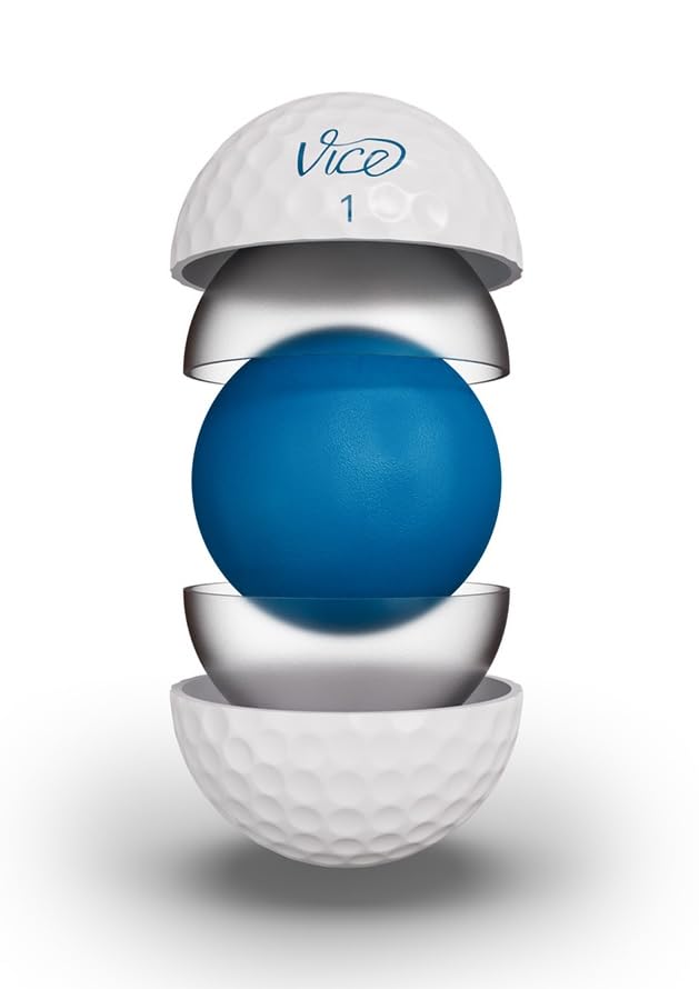 VICE White Tour Golf Balls