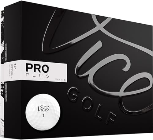 VICE Pro Plus White Golf Balls
