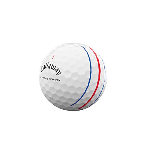 Callaway 2022 Chrome Soft Golf Balls, Triple Track (White)