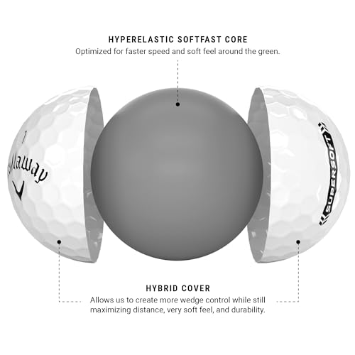 2023 Callaway Supersoft Golf Balls - White