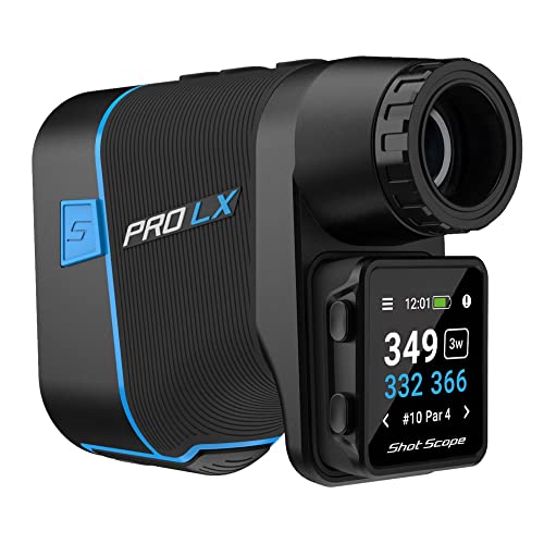 Shot Scope PRO LX+ Laser Rangefinder with Shot Tracking (Blue)