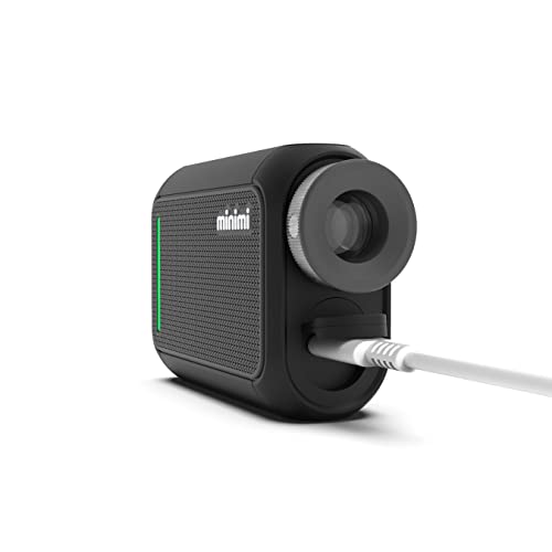 CaddyTalk Minimi NR Golf Laser Rangefinder (Black)