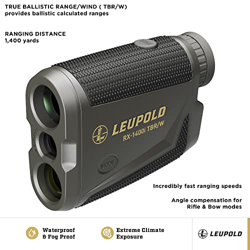 Leupold RX-1400I TBR/W Gen 2 Rangefinder - Black/Gray