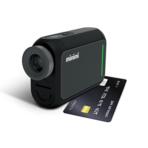 CaddyTalk Minimi NR Golf Laser Rangefinder (Black)