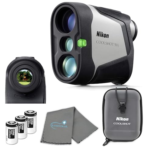 Nikon COOLSHOT 50i Golf Rangefinder Bundle - Waterproof