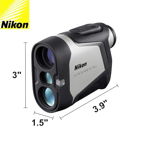 Nikon COOLSHOT 50i Golf Rangefinder Bundle - Waterproof