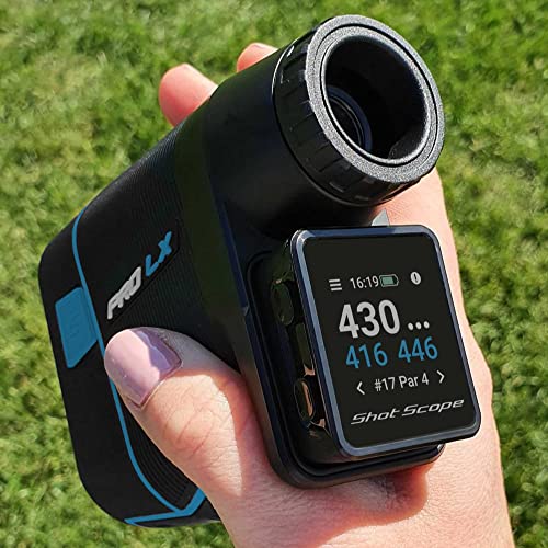 Shot Scope PRO LX+ Laser Rangefinder with Shot Tracking (Blue)
