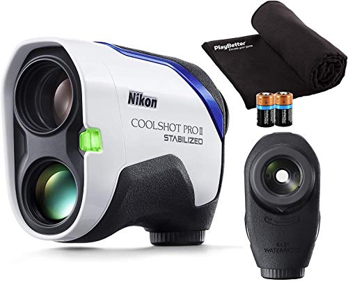 Nikon COOLSHOT PROII STABILIZED Golf Laser Rangefinder Bundle