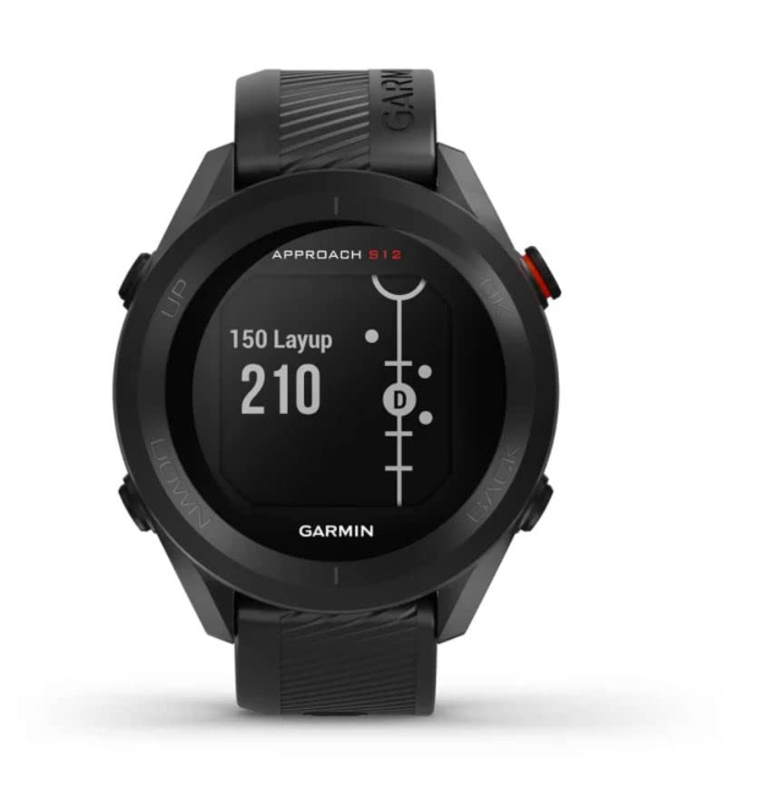 Garmin Approach S12 Golf Watch with 42k+ Preloaded Courses