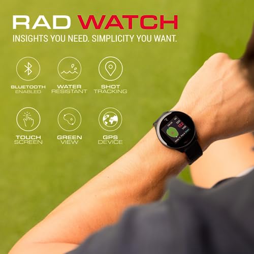 GPS Golf Watch with Green View and Dynamic Pin Positioning
