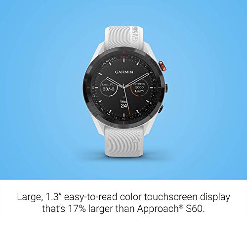 Renewed Garmin Approach S62 Golf GPS Watch, Virtual Caddie