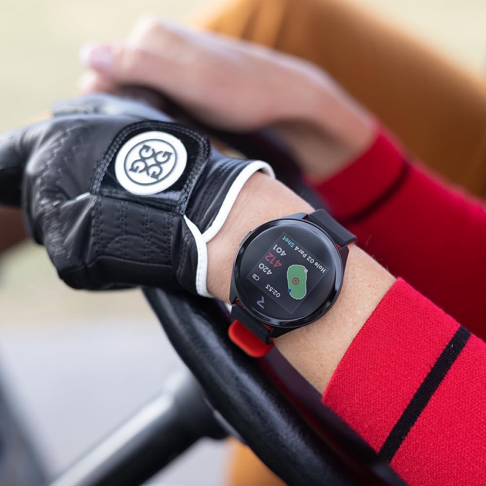 GPS Golf Watch with Green View and Dynamic Pin Positioning
