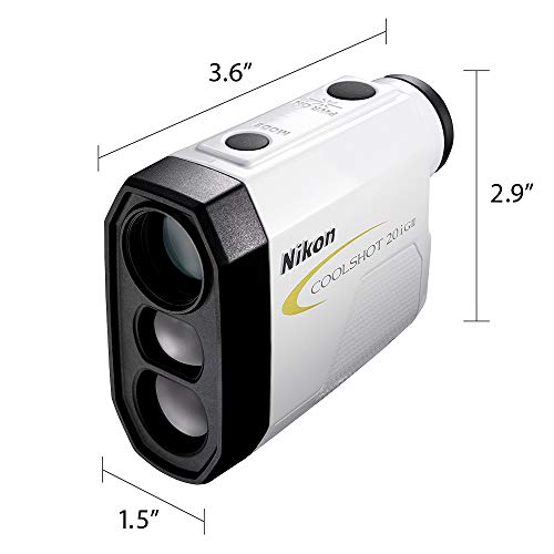 Nikon Coolshot 20i GII Slope Rangefinder - White/Yellow