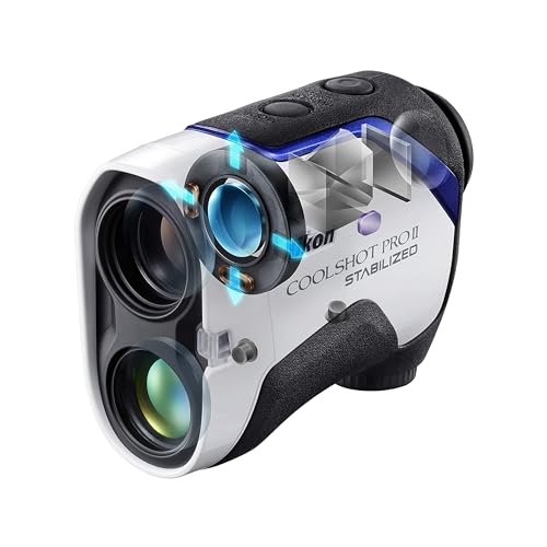 Nikon COOLSHOT ProII Golf Laser Rangefinder Bundle
