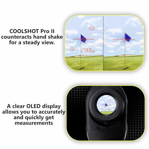 Nikon COOLSHOT ProII Golf Laser Rangefinder Bundle