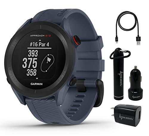 Garmin Approach S12 GPS Golf Watch Bundle