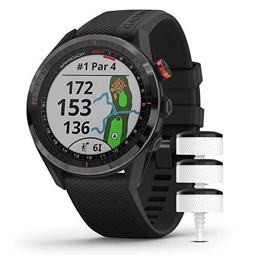 Garmin Approach S62 Premium Golf GPS Watch Bundle
