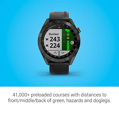 Garmin Approach S40 GPS Golf Smartwatch, Lightweight Display