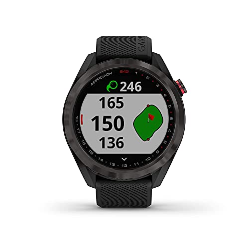 Garmin Approach S42 GPS Golf Smartwatch, Lightweight Touchscreen