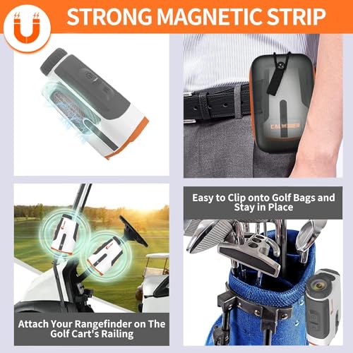 CALPOWER Golf Rangefinder with Slope - Magnet Technology