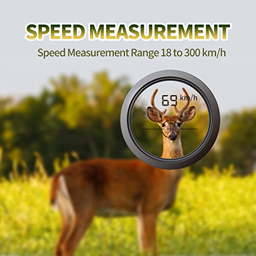 CALPOWER Golf Rangefinder with Slope - Magnet Technology