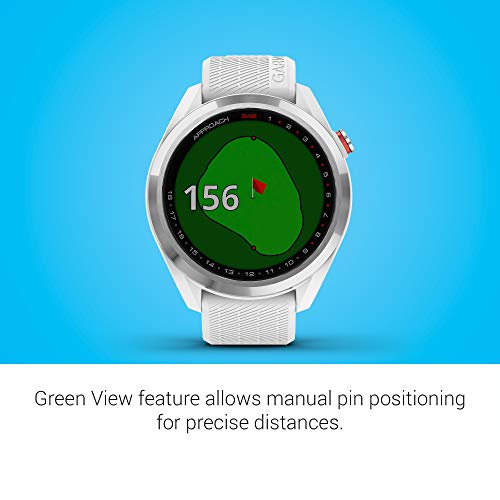 Garmin Approach S42 Golf Smartwatch Silver White
