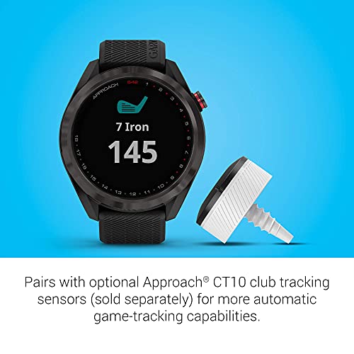 Garmin Approach S42 GPS Golf Smartwatch, Lightweight Touchscreen