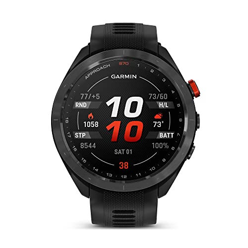 Garmin Approach S70 Premium GPS Golf Watch (Black)