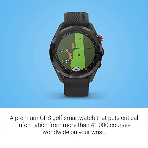Renewed Garmin Approach S62 Golf GPS Watch, Black