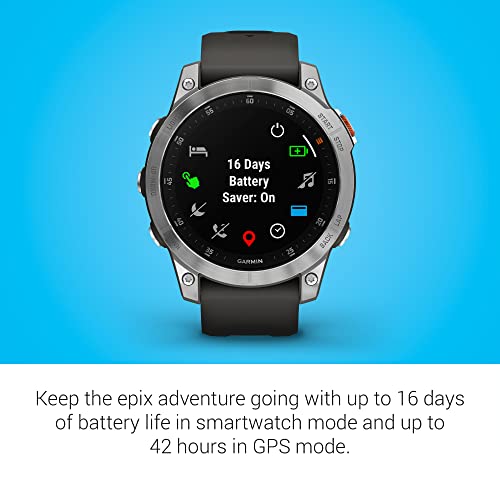 Garmin epix Gen 2 Adventure Smartwatch, AMOLED Display