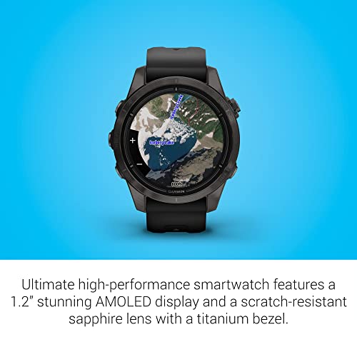 Garmin Epix Pro 42mm Sapphire Golf Smartwatch, Black