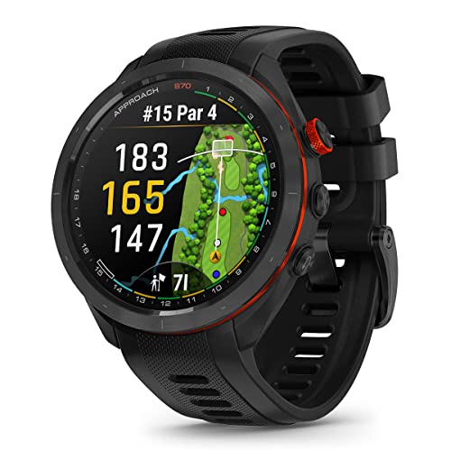 Garmin Approach S70 Premium Golf GPS Smartwatch Bundle