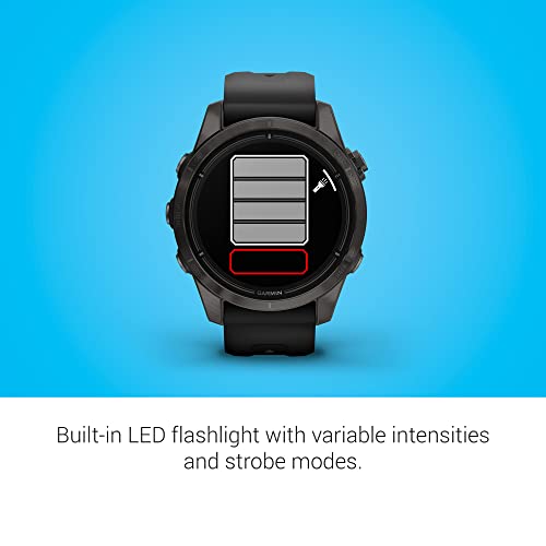 Garmin Epix Pro 42mm Sapphire Golf Smartwatch, Black