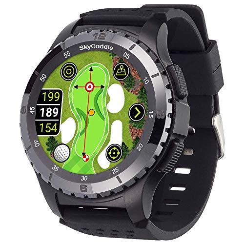 SkyCaddie LX5C Golf GPS Watch, Black, Ceramic Bezel