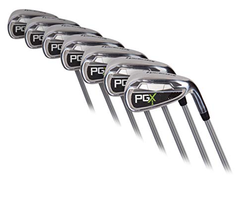 PGX Single Length Iron Set, 7 Clubs, Silver/Black