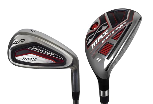 Snake Eyes MAX Combo Irons Graphite/Steel 3/4 Hybrids
