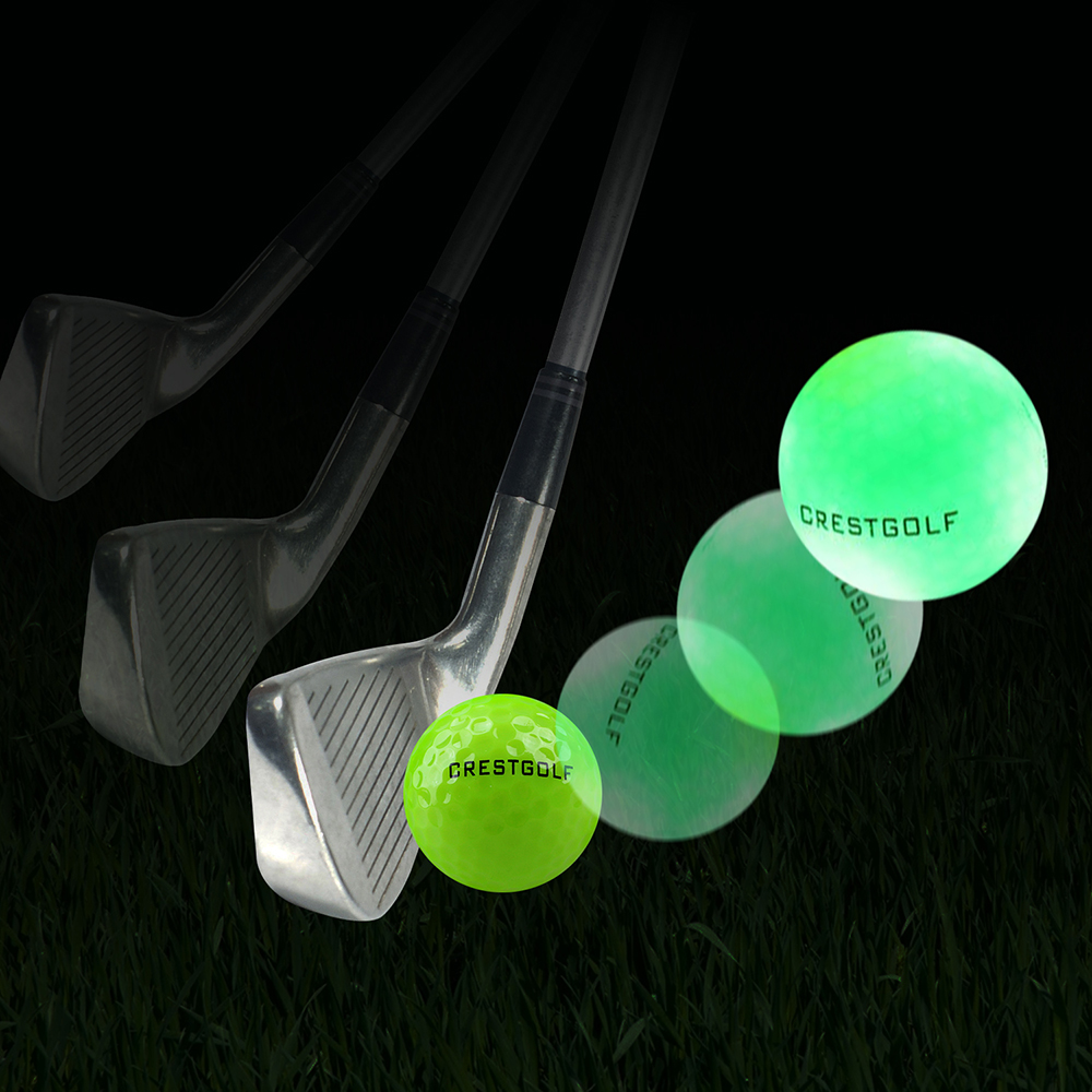 Night Glow LED Golf Balls - 6 Pack