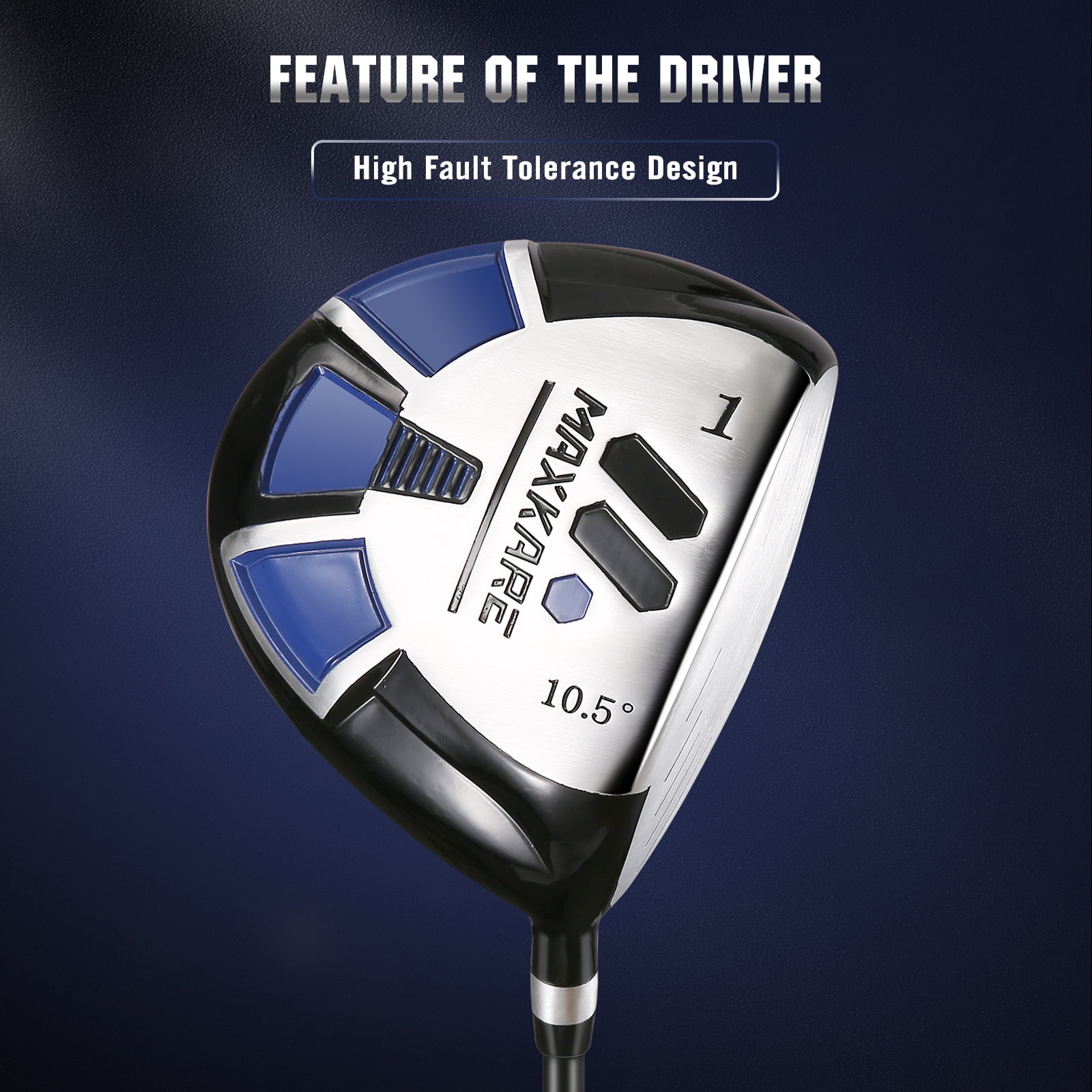 13-Piece Golf Clubs with Stand Bag