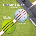 Premium Quality 360-Degree Golf Ball Marker Stencil Kit